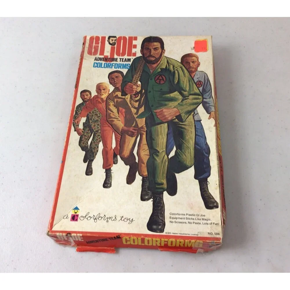 GI Joe Adventure Colorforms Play Set Vintage 1973 Collection